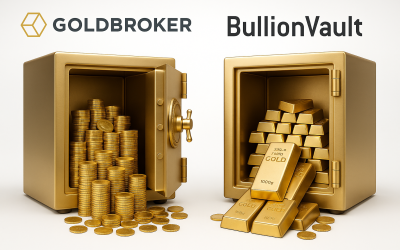 Comparatif GoldBroker vs BullionVault